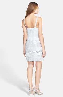 French Connection 'Siberian' Beaded Fringed Shift Dress