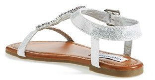 Steve Madden Girl's 'Chiaree' Sandal, Size 13 M - Metallic
