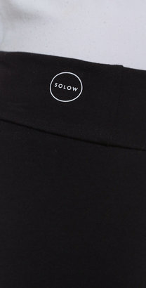So Low SOLOW Jersey Fold Over Pants