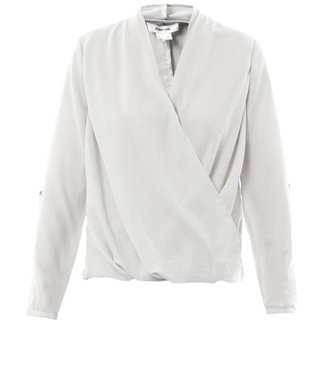 Helmut Lang Render drape crossover blouse