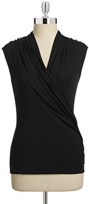Vince Camuto Cap Sleeve Wrap Top