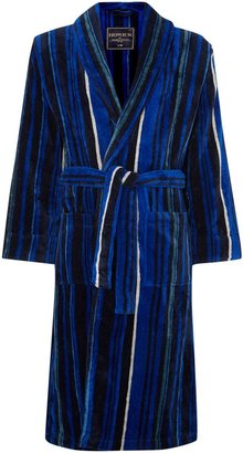 Howick Men's Multistripe towelling robe