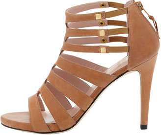 Stuart Weitzman Outing Strappy Cage Sandal