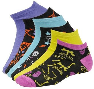 Steve Madden Legwear Women's 6 Pack Low Cut Athletic Sock