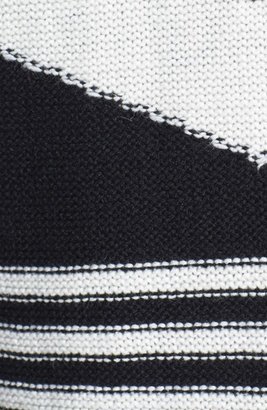 BP 'Folk' Jacquard Knit Open Cardigan (Juniors)