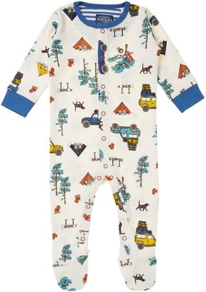 Joules Baby boys caming scene print all in one