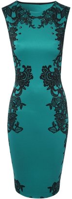 Jane Norman Lace printed Bodycon Dress