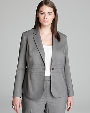 Jones New York Collection JNYWorks: A Style System by Plus Emma Seamed Waist Jacket