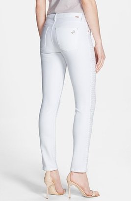 DL1961 'Angel' Eyelet Front Skinny Ankle Jeans (Abbey)
