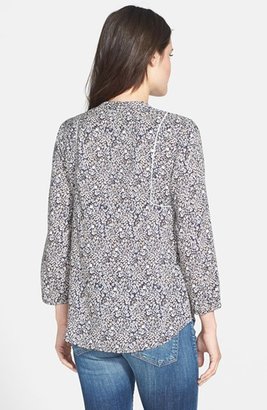 Lucky Brand Ditsy Floral Print Top