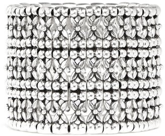 Philippe Audibert 'Neva' flower bead cuff bracelet
