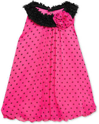 Baby Essentials Baby Girls' Dotted Bubble Romper