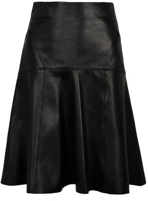Amanda Wakeley Kara Leather Skirt