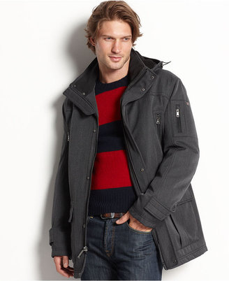 Hawke and Co. Outfitter Coat, The Black Collection Colton Utility Coat with Hood