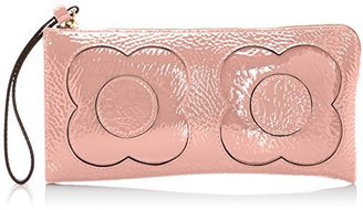 Orla Kiely Patent Leather Flat Zip Wallet