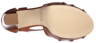 MICHAEL Michael Kors 'Beatrice' Leather T-Strap Platform Sandal (Women)