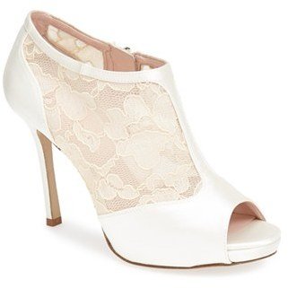 Kate Spade 'florentina' suede & lace ankle bootie (Women)