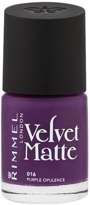 Rimmel Velvet Matte Nail Polish - Purple Opulence