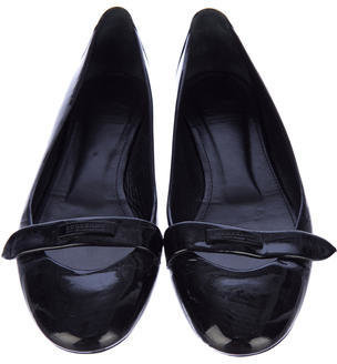 Burberry Patent Leather Flats