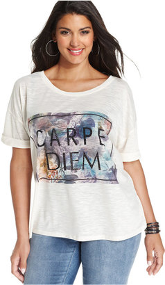Style&Co. Plus Size Graphic-Print Tee