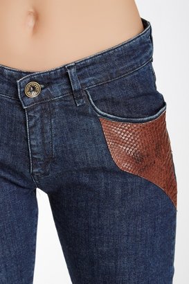 Plein Sud Jeans Python Detail Jean