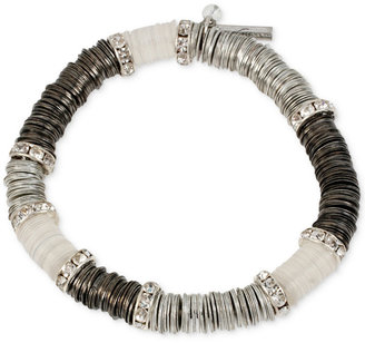 Kenneth Cole New York Silver-Tone Metal Stretch Bracelet