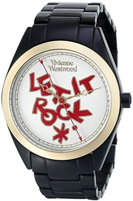 Vivienne Westwood Women's VV072GDBK St. Paul's Analog Display Swiss Quartz Black Watch