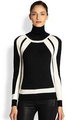 Milly High-Contrast Sweater