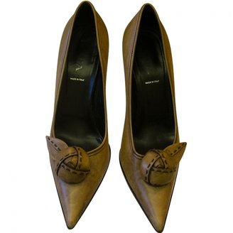 Prada Brown Leather Heels