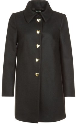 Love Moschino Classic coat black