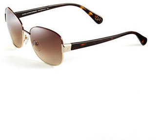 Diane von Furstenberg Square Aviator Sunglasses
