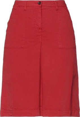 Trussardi Jeans Midi Skirt Red