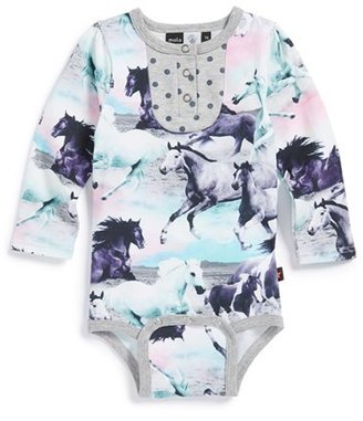 Molo 'Fernanda' Cotton Blend Print Bodysuit (Baby Girls)