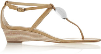 Giuseppe Zanotti Leather wedge sandals
