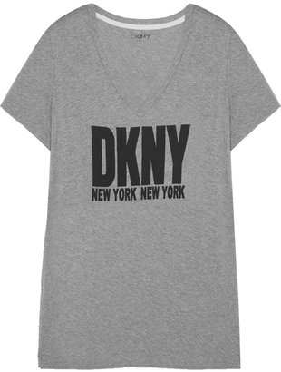 DKNY Sleepwear Printed cotton top
