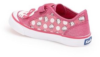 Keds 'Hello Kitty® - Glittery Kitty' Sneaker (Walker & Toddler)