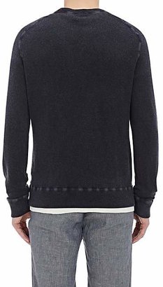 Massimo Alba Men's Melton Sweater - Navy