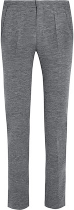 Chloé Wool-blend jersey tapered pants