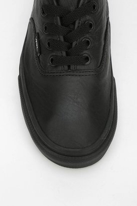 Vans Authentic Black Leather Low-Top Women‘s Sneaker