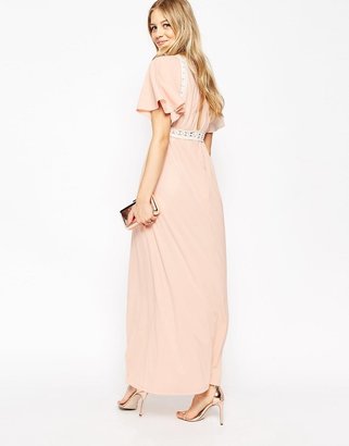 ASOS COLLECTION Angel Sleeve Maxi Dress