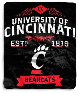 NCAA Ncaa University of Cincinnati Raschel Throw Blanket