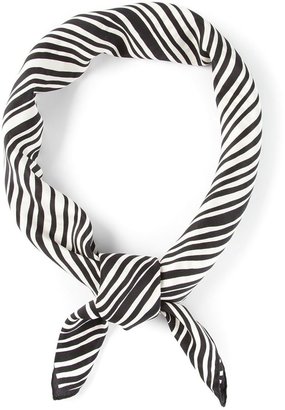 Yves Saint Laurent 2263 YVES SAINT LAURENT VINTAGE striped scarf