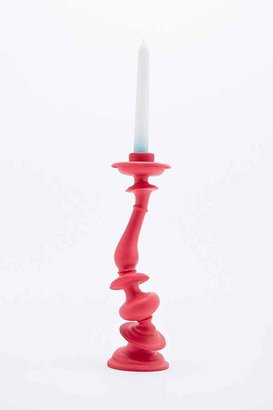 Areaware Distortion Candlestick Holder in Red