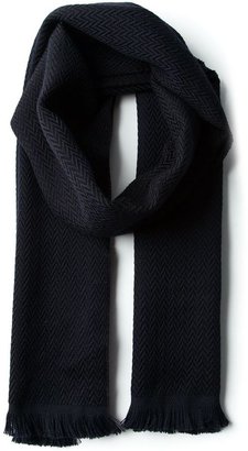 Armani Collezioni zigzag pattern scarf