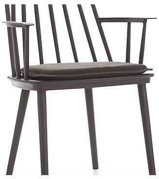 Crate & Barrel Union Sunbrella ® Dining Chair-Bar Stool Cushion