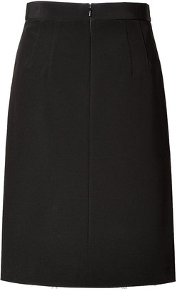 DKNY Pencil Skirt in Black with Gold Lace