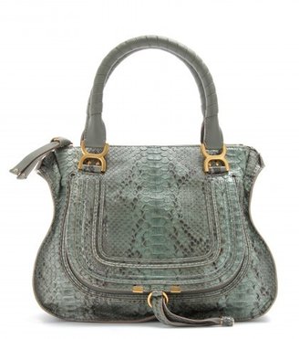 Chloé Marcie Medium Python Leather Handbag