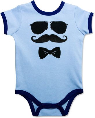 Baby Essentials Baby Boys' Mustache Bodysuit
