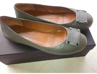 Marc by Marc Jacobs Grey Leather Ballet flats
