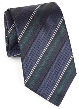 HUGO BOSS Multi-Stripe Silk Tie